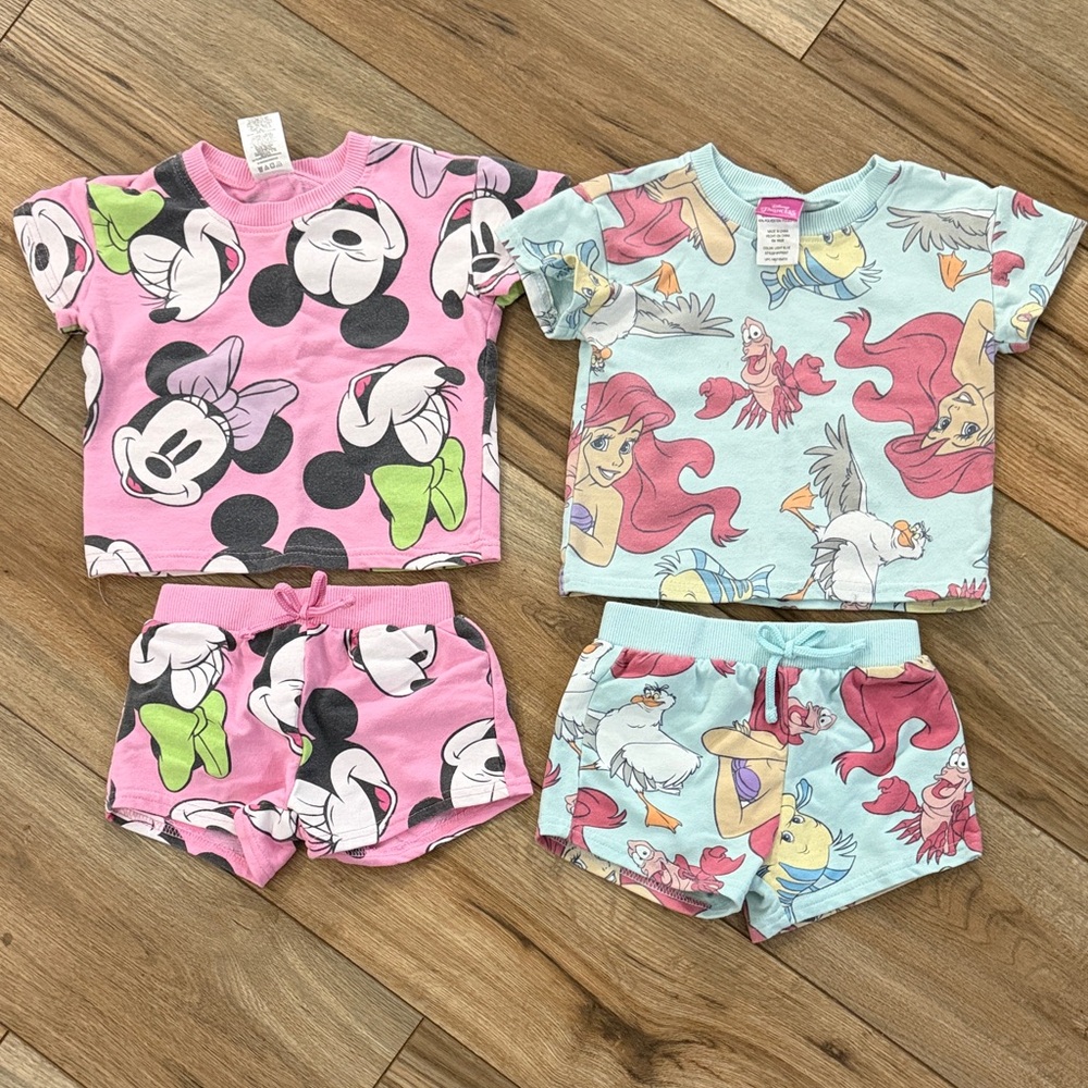 Disney 18 month short set